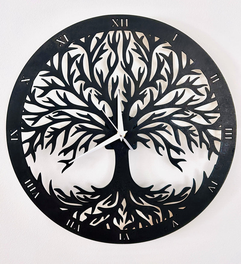 Tree Of Life Wall Clock -  Modern Wall Clock 38cm Diameter