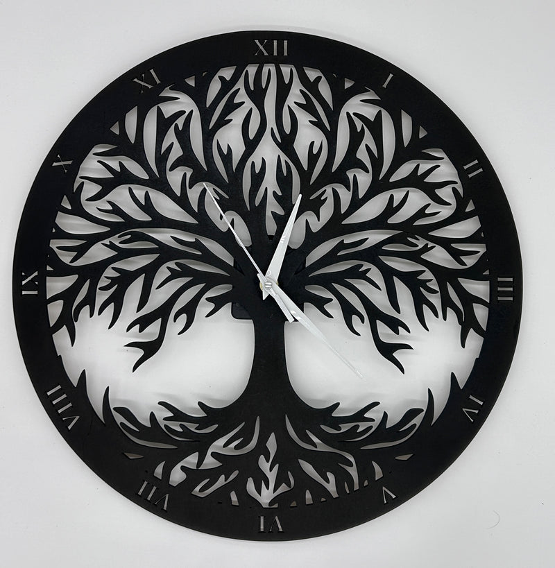 Tree Of Life Wall Clock -  Modern Wall Clock 38cm Diameter