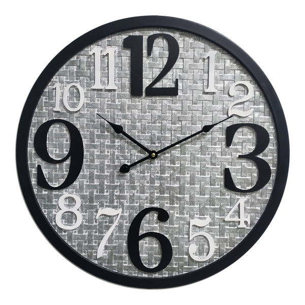 XL Large Bricka Wal Clock 50 X 4.5CM