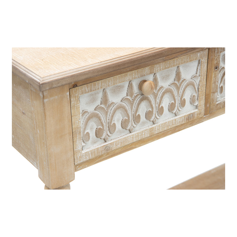 Strand 3-Drawer Console Table 120 × 38.5 x 84cm