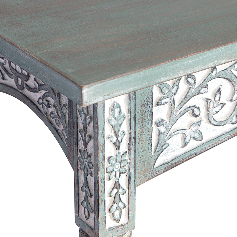 Reef Carved Console Table 112 × 30.5 x 77cm