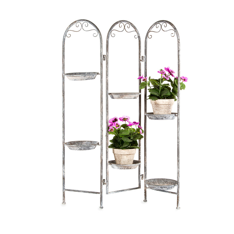 Arched Baroque Potplant Stand Screen 74 x 18 x 100cm