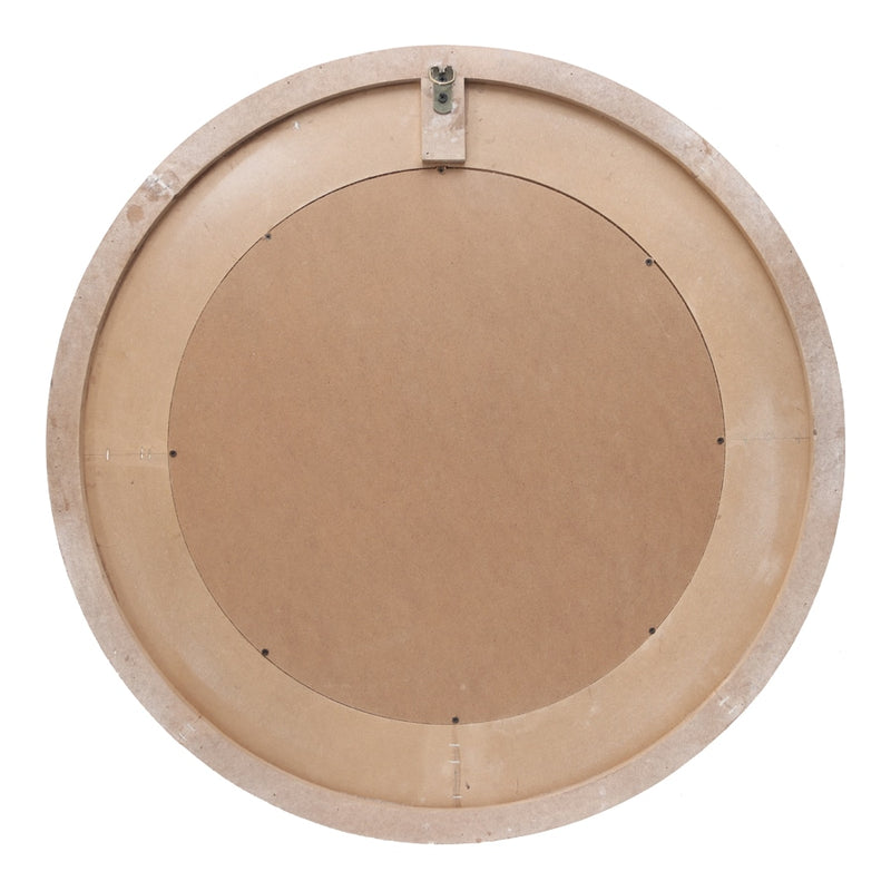 XL Carved Hamptons - Style Round Mirror 70 × 2.5CM