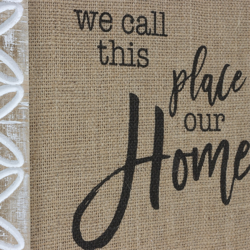 Natural With White Mix ‘Call This Home’ Wall Art