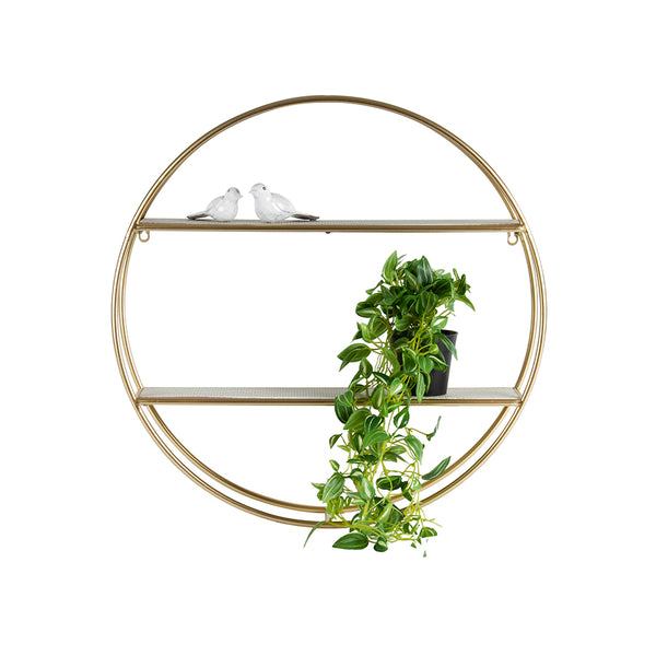 Aura Round Floating Shelves Wall Hanging 60 X 12CM