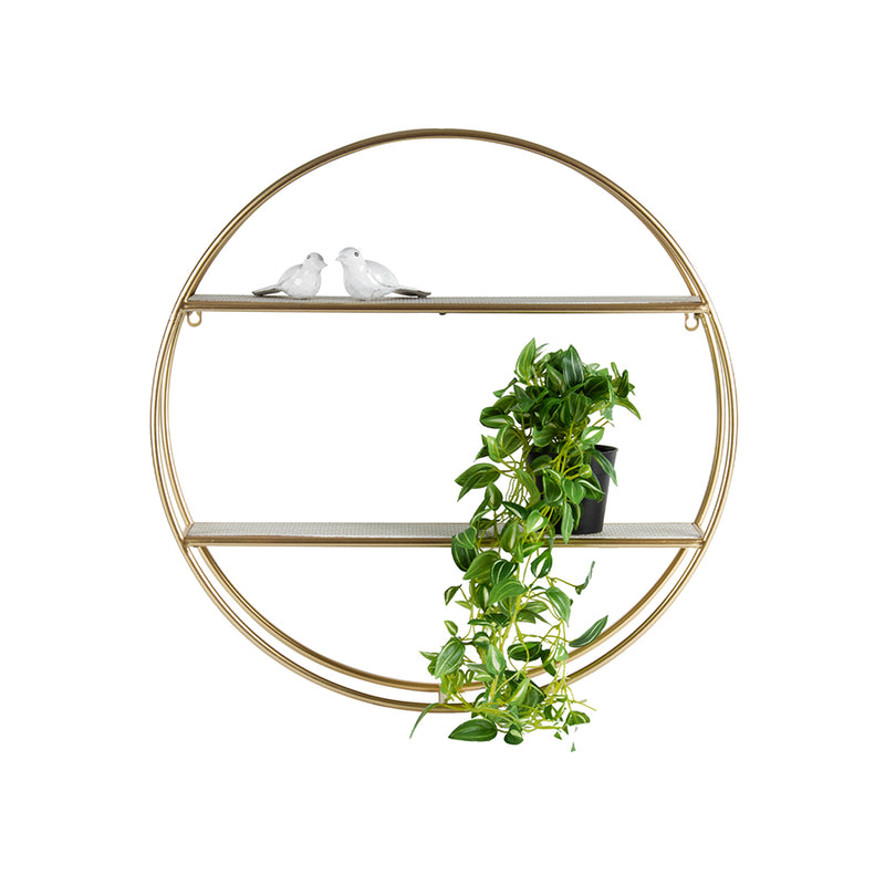 Aura Round Floating Shelves Wall Hanging 60 X 12CM