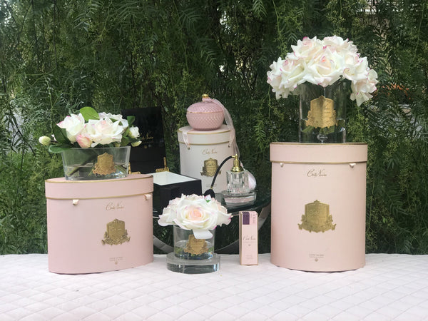 Cote Noire - Luxury Grand Bouquet - Gold Badge - Pink Plush - Pink Box