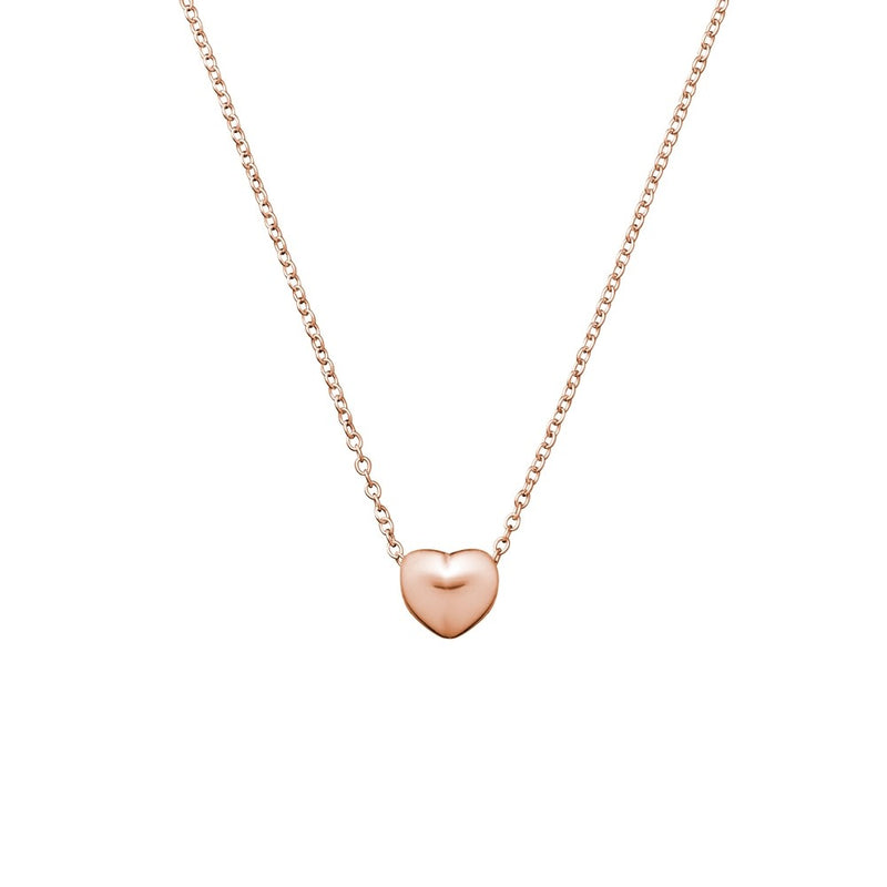 Sterling Silver floating heart necklace