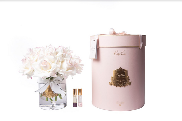 Cote Noire - Luxury Grand Bouquet - Gold Badge - Pink Plush - Pink Box