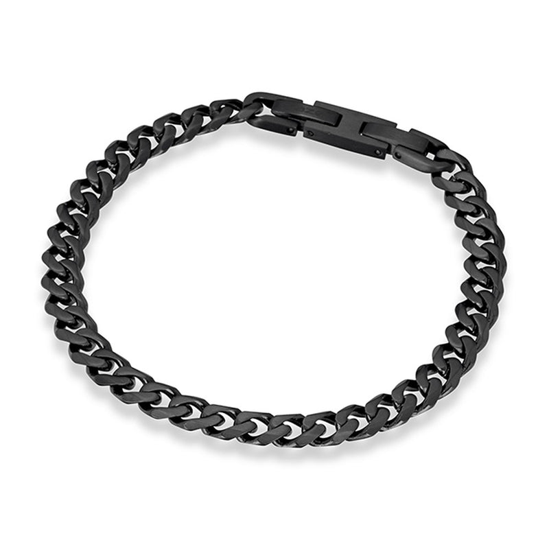 Stainless Steel 6mm cuban link bracelet.