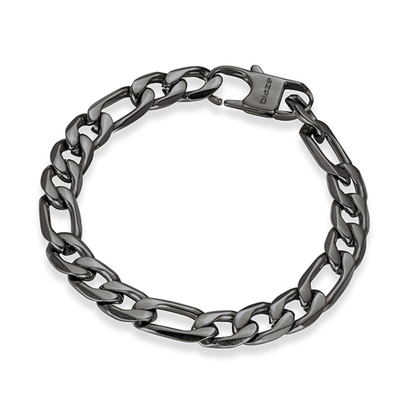 Stainless Steel 10mm figaro link bracelet.