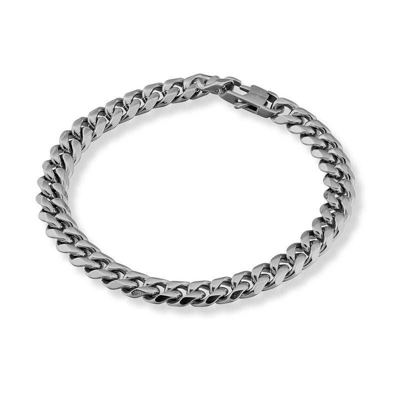 Blaze Stainless Steel 8mm cuban link bracelet