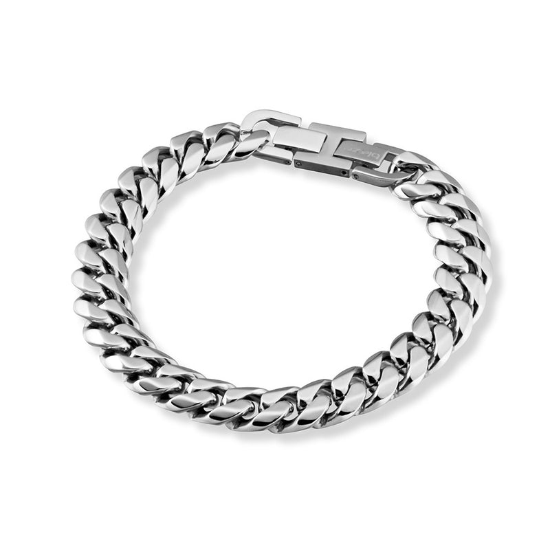 Blaze Stainless Steel 12mm cuban link bracelet